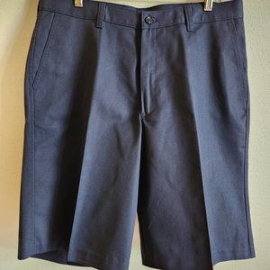 New w/Tags Size 40 Men's Edwards Long Flat Front Navy Shorts